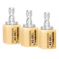 Блок-заготовка KZR-CAD HR2 GR, размер L, цвет A3-GR, 3шт, Yamakin (Япония)