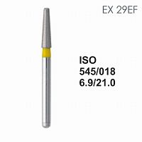 Бор алмазный MANI EX-29EF по ISO 545, конус ,018 х 6.9 х 21.0 мм, зернистость EF, 5 штук от Атридент