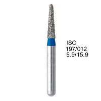 Бор алмазный MANI EX-SS14EF по ISO 197, конус ,012 х 5.9 х 15.9 мм, зернистость EF, 5 штук