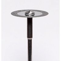 Диск сепарационный алмазный 2-сторонний,мелкая зернистость,диаметр рабочей части 19 мм,1 шт 