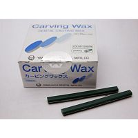 Воск моделировочный Carving Wax Green (зелёный) 140гр, Yamahachi (Япония) от Атридент