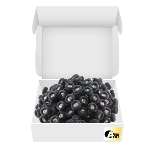 Фильц зуботехнический Sheshan Brush синтетический серый,мягкий,на дискодержателе, диаметр 25мм, 144 шт от Атридент