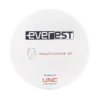 Диск циркониевый Everest Multilayer AT, размер 95х14 мм, оттенок A1, многослойный