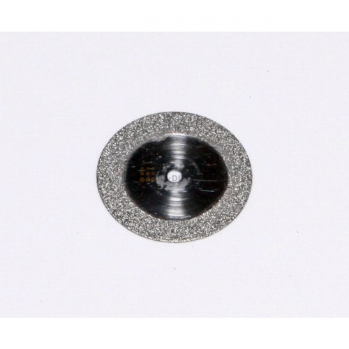 Диск сепарационный алмазный 2-сторонний,средняя зернистость,диаметр рабочей части 19 мм,без дискодержателя ,1 шт 