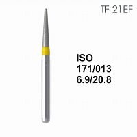 Бор алмазный MANI TF-21EF по ISO 171, конус ,013 х 6.9 х 20.8 мм, зернистость EF, 5 штук от Атридент