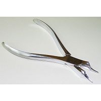 Щипцы крампонные KWI, форма птичий клюв с каналом для проволоки.