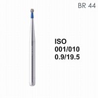 Бор алмазный MANI BR-44 по ISO 001, шар, 010 х 0.9 х 19.5 мм, зернистость S, 5 штук