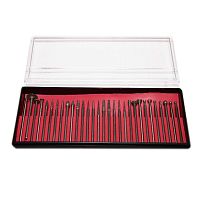 Набор алмазных боров SONG YOUNG на прямой наконечник Grade B, 30 шт. 