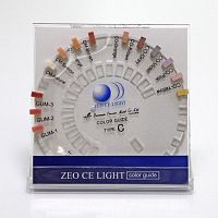 Расцветка  ZEO CE LIGHT, тип C: 16 цветов, (Supplement, Gum, Color Margin 2004) от Атридент