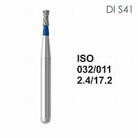 Бор алмазный MANI DI-S41 по ISO 032, обр.конус ,011х 2.4 х 17.2 мм, зернистость S, 5 штук от Атридент