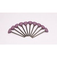 Карборундовые камни SONG YOUNG розовые, оксид алюминия, №09 для прямого наконечника, 10шт.