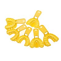 Ложка слепочная L/M/S верх/низ, термопластик, желтая, 6 шт./уп. ZT dental (Китай)