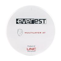 Диск циркониевый Everest Multilayer AT, размер 98х16 мм, оттенок BL0, многослойный