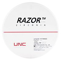 Диск циркониевый Razor 1100, размер 98х14мм, оттенок A3.5, однослойный