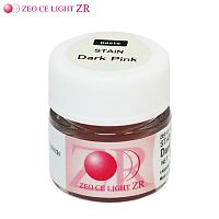 Краситель ZEO CE LIGHT ZR Stain Dark Pink,  паста 3.5гд/оксида циркония и керамики предназ. д/ZrO