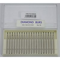 Бор алмазный Lixin Diamond, форма обратный конус, размер 2.5мм, 20шт. от Атридент