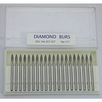 Бор алмазный Lixin Diamond, форма пламя, размер 2.7мм, 20шт.