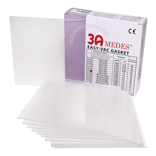 Пластины EV Gasket Splint 080 (127*127*2,0мм) 12шт., квадратные, для изготовления ортодонтических ши Пластины EV Gasket Splint 080 (127*127*2,0мм) 12шт., квадратные, для изготовления ортодонтических ши