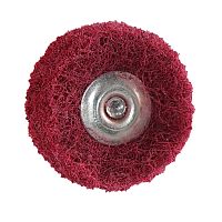 Фильц зуботехнический Sheshan Brush синтетический красный, на дискодержателе, диаметр 22мм, 144шт 
