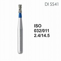 Бор алмазный MANI DI-SS41 по ISO 032, обр.конус ,011х 2.4 х 14.5 мм, зернистость S, 5 штук