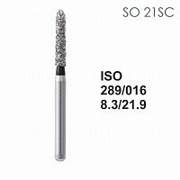Бор алмазный MANI SO-21SC по ISO 298, шар ,016 х 8.3 х 21.9 мм, зернистость SC, 5 штук от Атридент