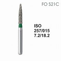 Бор алмазный MANI FO-S21C по ISO 257, почка ,015 х 7.2 х 18.2 мм, зернистость C, 5 штук от Атридент