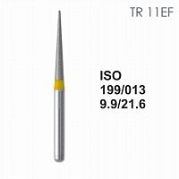 Бор алмазный MANI TR-11EF по ISO 199, конус ,013 х 9.9 х 21.6 мм, зернистость EF, 5 штук