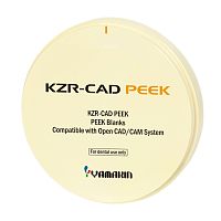 Диск KZR-CAD PEEK из полиэфирэфиркетона, размер 98,5х20 мм. YAMAKIN (Япония)