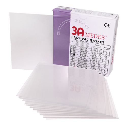 Пластины EV Gasket Splint 060 (127*127*1,5мм) 15шт., квадратные, для изготовления ортодонтических ши Пластины EV Gasket Splint 060 (127*127*1,5мм) 15шт., квадратные, для изготовления ортодонтических ши