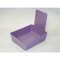 Лоток пластиковый лабораторный для зубного техника, сиреневый, Yamahachi (Япония)