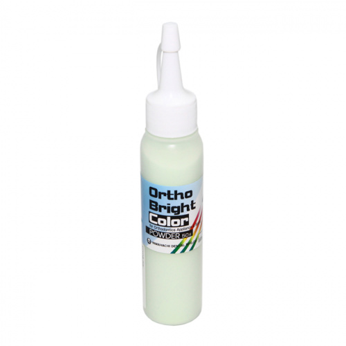 Пластмасса для ортодонтии Ortho Bright Color самотвердеющая, цвет Зеленый, порошок 50 г. от Атридент