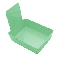 Лоток пластиковый лабораторный для зубного техника, зелёный, Yamahachi (Япония)