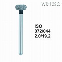 Бор алмазный MANI WR-13SC по ISO 072, колесо ,044 х 2.0 х 19.2 мм, зернистость SC, 5 штук