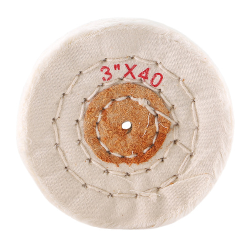 Круг полировочный для шлифмотора бязевый белый Sheshan Brush, диаметр 3 дюйма, 40 слоёв, 1шт. Круг полировочный для шлифмотора бязевый белый Sheshan Brush, диаметр 3 дюйма, 40 слоёв, 1шт. от Атридент