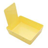 Лоток пластиковый лабораторный для зубного техника, жёлтый, Yamahachi (Япония)