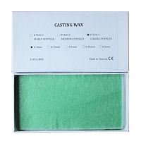 Восковые пластины литейные, грубое рифление, толщина 0,3мм, 15шт.