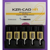 Блок-заготовка Hybrid Resin Block - из цирконокерамонаполненного композита, размер M, цвет A3.5, 5шт