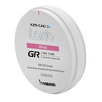 Диск KZR-CAZ Zr Laxio GR из диоксида циркония пятислойный, 98.5x22мм,оттенок A3. YAMAKIN