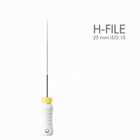 Буравы корневые MANI H-Files ручные, длина 25 мм, диаметр 0,15 мм, ISO-15, 6 шт.