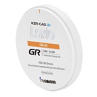 Диск KZR-CAZ Zr Laxio GR из диоксида циркония пятислойный, 98.5x18мм,оттенок A2. YAMAKIN