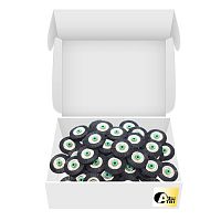 Щётка для шлифмотора натуральная щетина, черная жесткая, диаметр 4,2см, 72шт.