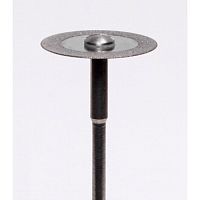 Диск сепарационный алмазный 2-сторонний,мелкая зернистость,диаметр рабочей части 19 мм,1 шт 