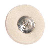 Фильц зуботехнический Sheshan Brush  бязевый, кремовый, мягкий, на дискодержателе, диаметр 22мм, 1шт