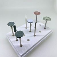 Набор вращающихся инструментов для обработки гибридной керамики, 8 предметов в боксе. SIGEMA (Китай)