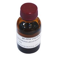Жидкость красителя для акриловой пластмассы Re-fine Bright, 25 мл.
