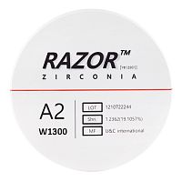 Диск циркониевый Razor 1300, размер 98х25мм, оттенок A2, однослойный