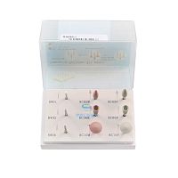 Набор из полиров силиконовых с добавлением алмаза и карборундовых камней для обработки композитов.