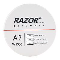 Диск циркониевый Razor 1300, размер 95х16мм, оттенок A2, однослойный