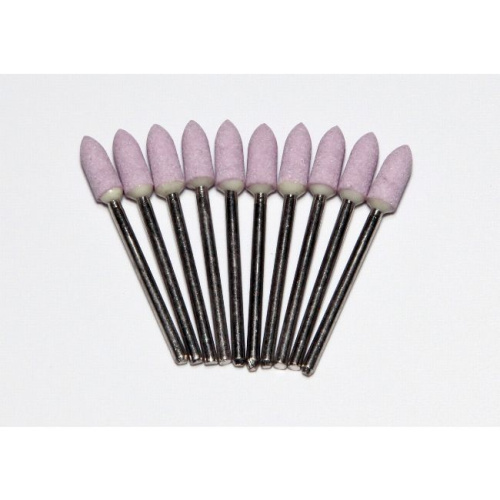 Камень карборундовый (оксид AL) для драгоценных и других металлов, 5*17 мм, FINE, 10 шт. от Атридент