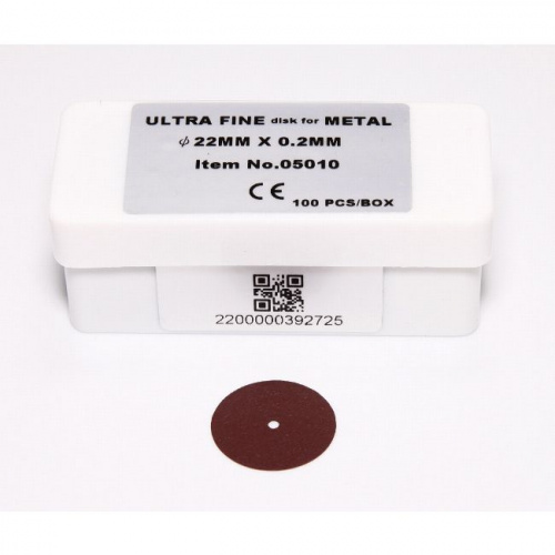 Диски отрезные для металла Ultra Fine Disk for Metal, 22х0,2мм, 100шт. от Атридент фото 2